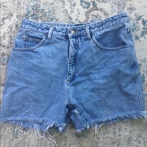 Lizwear Vintage Size 14 High Waisted Denim Shorts